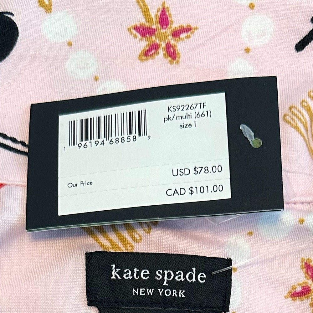 Kate Spade Multi-Color Bow Pajama Set - Picture 3 of 3